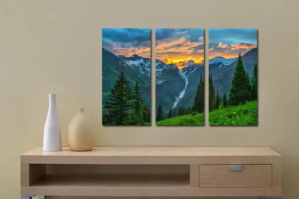 Above: Three 10" x 20"s